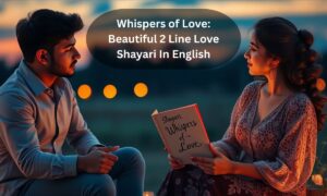 Whispers of Love : Beautiful 2 Line Love Shayari In English