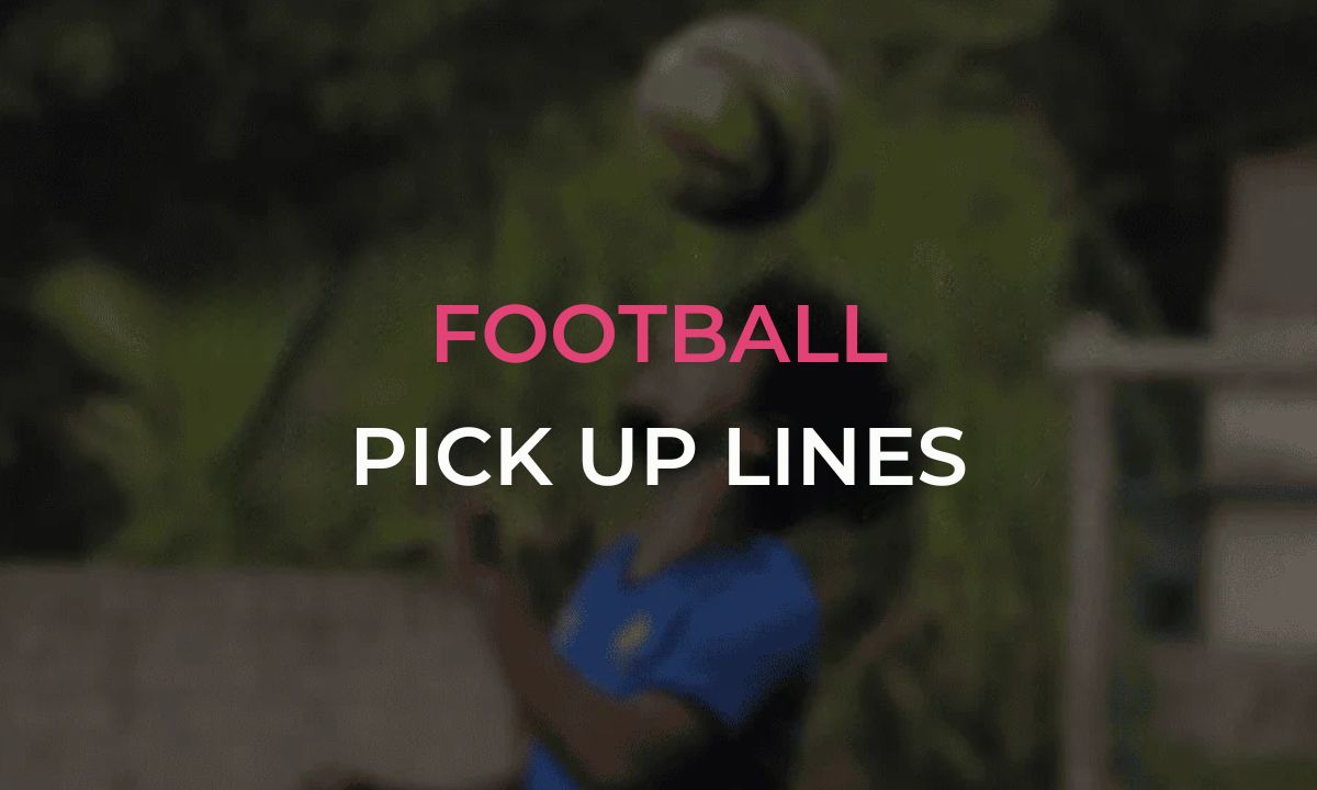 Football Pickup Lines